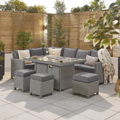 Marceau 9 Seater Dining Set with Cushions