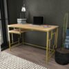 Marquala 120cm Wide Metal Frame Computer Desk