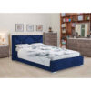 Mevena Bed Super King Plush Velvet Green