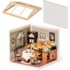 Miniature House Kit Diy Building Toy Set With Accessories Door Dw011& Dwp02& Dwp05