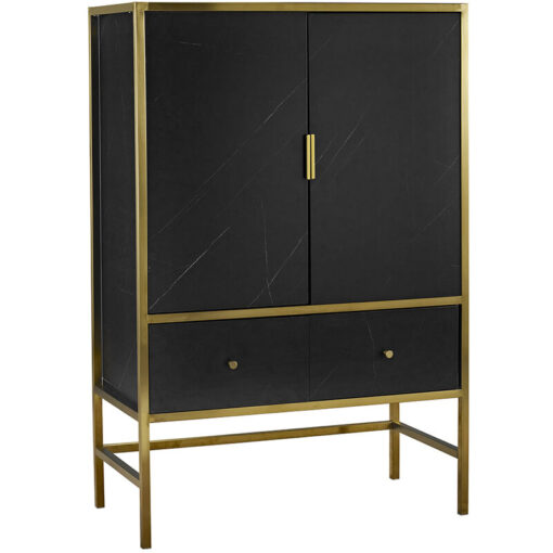 Monaco Drinks Cabinet Black