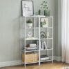 Monalda 124.5cm H x 40cm W Steel Standard Bookcase