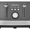 Morphy Richards 248022 Illumination 4 Slice Toaster Titanium