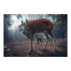 Mother and Fawn 3.2m x 4.8m Textured Matt Peel & Stick Wall Mural