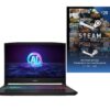 Msi Katana A15 AI 15.6" Gaming Laptop & £20 Steam Wallet Card Bundle - AMD Ryzen™ 7, RTX 4060, 1 TB SSD, Black