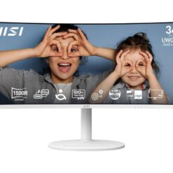 Msi Modern MD342CQPW Wide Quad HD 34" LED Monitor - White, White