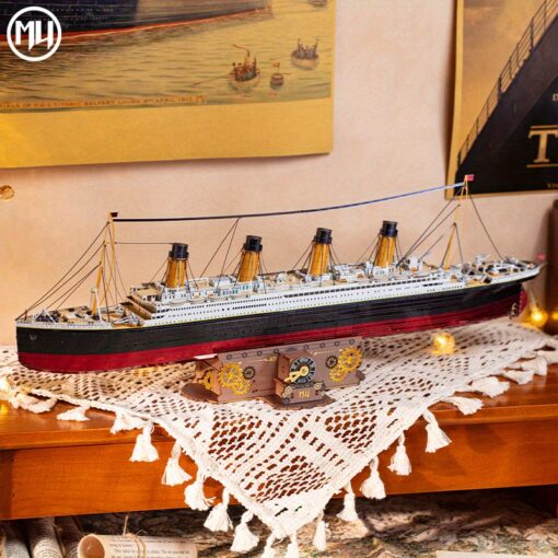 Mu Movie Cruise Ships Metal Puzzle Model Diy Craft Furnishing Articles To Send His Girlfriend A Birthday Present Christmas, Gift