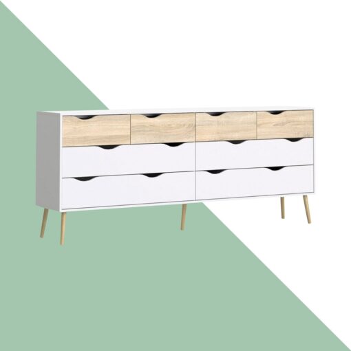 Myrasol 195.7Cm W 8 Drawer Sideboard