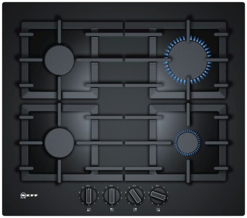 Neff T26CS49S0 Glass Gas Hob - Black