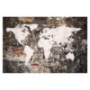 Old Wall World Map 3.2m x 4.8m Textured Matt Peel & Stick Wall Mural