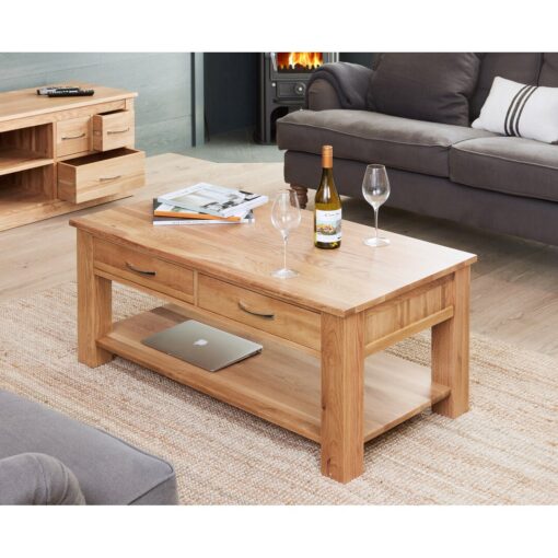 Oscar Coffee Table with Magazine Rack