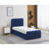 Ottoman Storage Bed velvet gas lift up and 1 Mattress