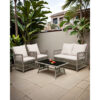 Outdoor Conversation Sets Garden Lounge Set with Cushions