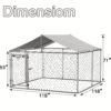 Outdoor Dog Kennel Large Heavy Duty Shade Dog Pen Playpen Pet Enclosure