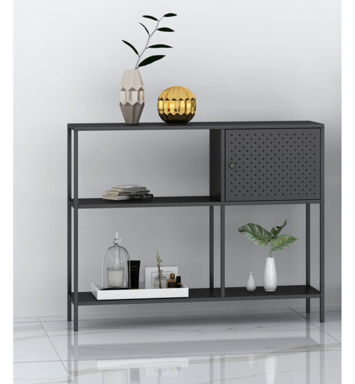 Pettisville 75cm H x 100cm W Metal Standard Bookcase