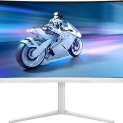 Philips Evnia 27M2C5501/00 Quad HD 27" Curved VA LCD Gaming Monitor - White, White