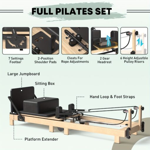 Pilates , Wood Pilates Bed For Workou