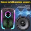 Portable , 12- , -in Battery, Rgb , Wireless, Usb/fm/aux , For , Parties, Camping, Dancing & Singing