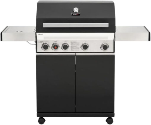 Pratheep Ebern Designs 4 - Burner Freestanding 58006.41 BTU BTU Gas Grill with Side Burner and Cabinet