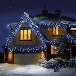 Premier Decorations 960 Colour LED Christmas Icicle Lights