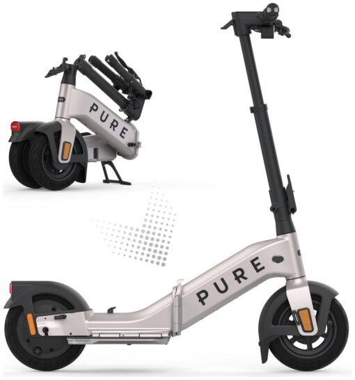 Pure Advance Flex Electric Scooter for Adults - Platinum