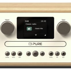 Pure Classic C-D6 DAB+/FM AIO Hi-Fi Systems - Oakwood