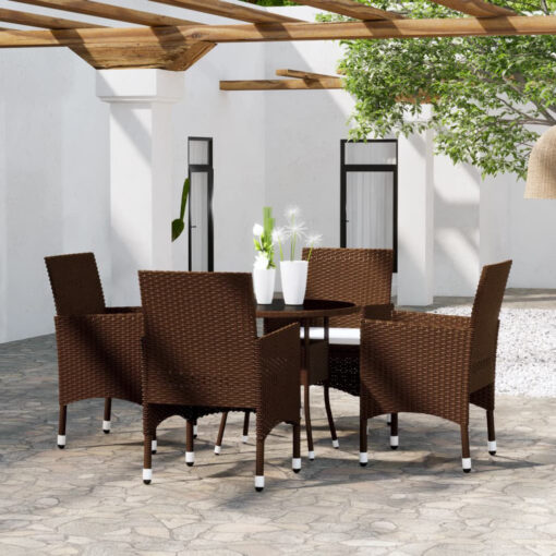 Raceland Rattan Wicker 4 - Person Seating Group with Cushions