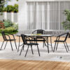 Rectangle 4 - Person 120Cm Long Dining Set