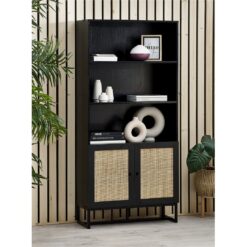 Reese Tall Bookcase - Black