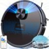 Robot Vacuum Cleaner And Mop Combo 4000pa, Lubluelu Sl60d Laser Navigation Robotic Vacuum, 150mins Max, 55db, 10 No-go For Pet Hair Carpets Floor