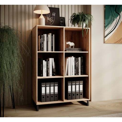 Rosy 130cm H x 90cm W Cube Bookcase