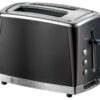 Russell Hobbs Luna 2 Slice Matte Black Toaster 26150