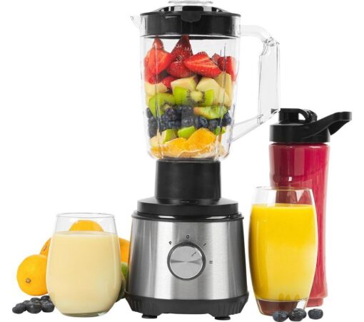 SALTER EK4294 Juicer & Blender - Stainless Steel, Stainless Steel