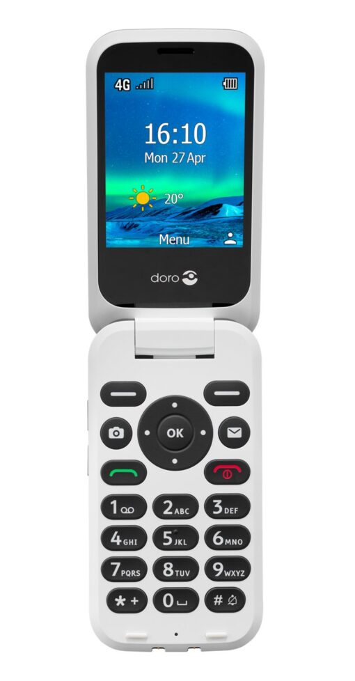 SIM Free Doro 6820 Mobile Phone - Black & White