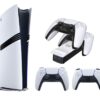 SONY PlayStation 5 Pro, PS5 DualSense Wireless Controller (White) & PlayStation 5 Twin Docking Station Bundle, White