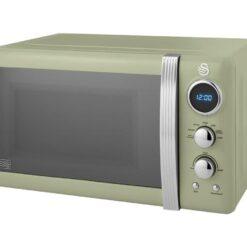 SWAN Retro SM22030LGN Solo Microwave - Green, Green