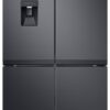 Samsung RF48A401EB4/EU American Fridge Freezer - Black