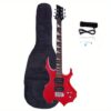 Shaped Guitar - Hsh . Red. Comes Bag, , , , , And Tool. For Beginner Guitarists.