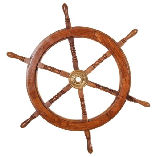 Ship Steering Wheel Caballero Sculpture