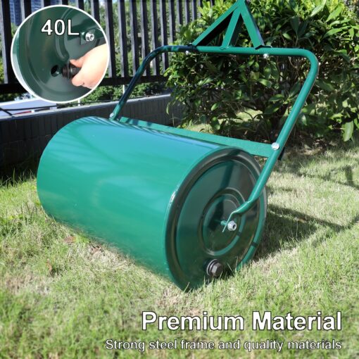 / Steel Sod / Filled 13 Gallons/48 L Tow Behind For , , , Field