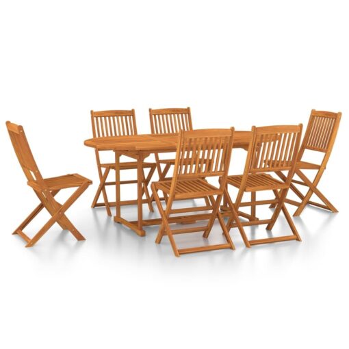 Stender 7 Piece Garden Dining Set 180x90x75 cm Solid Wood Acacia