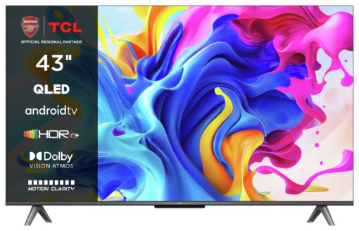 TCL 43 Inch 43C645K Smart 4K Ultra HD HDR QLED Android TV