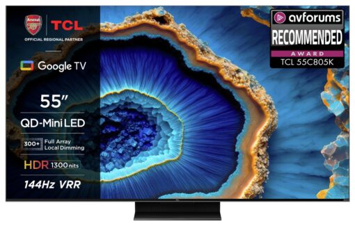 TCL 55 Inch 55C805K Mini-LED 4K Ultra HD HDR Smart TV