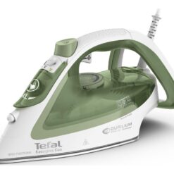 TEFAL Easygliss Eco FV5781 Steam Iron - White & Green, Green,White