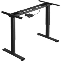 Tectake - Standing Desk Frame - electrically height-adjustable, 2-stage, 100 kg load capacity - standing desk frame, computer desk, office desk