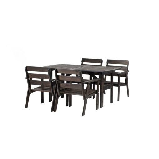 Tejada Rectangular 4 - Person 140Cm Long Dining Set