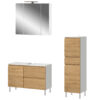 Teramo 3 Piece 80mm Bathroom Furniture Suite