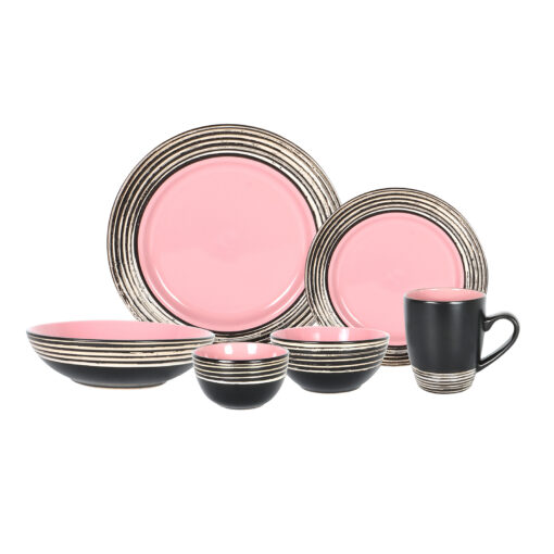 Textured 16pc Dinnerware Set