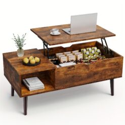 Top Coffee Tables Compartment, Wooden Tables For Apartment