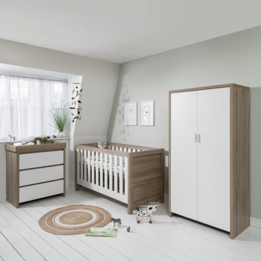 Tutti Bambini Modena 3 Piece Furniture Pack - White Oak